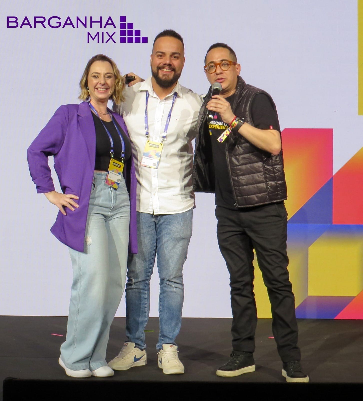 Casal Seller no palco MELIXP